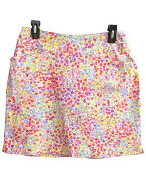 Swing Control Multicolor Dot Pull On Skort Womens Size 6 Golf Tennis Pickleball